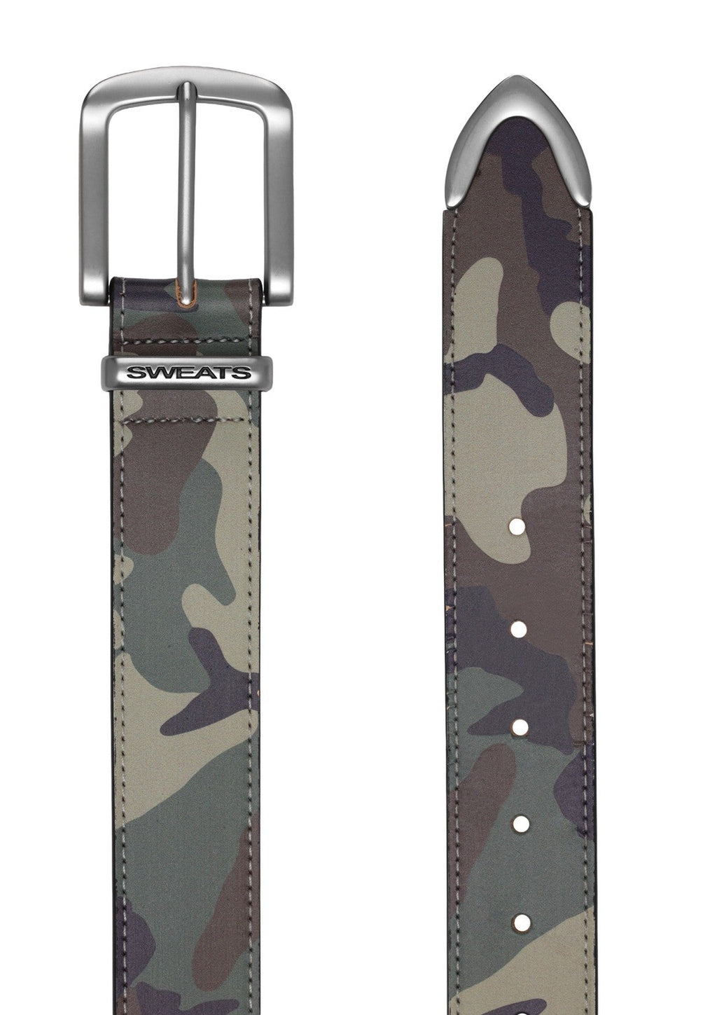 LEATHER BELT - CAMO