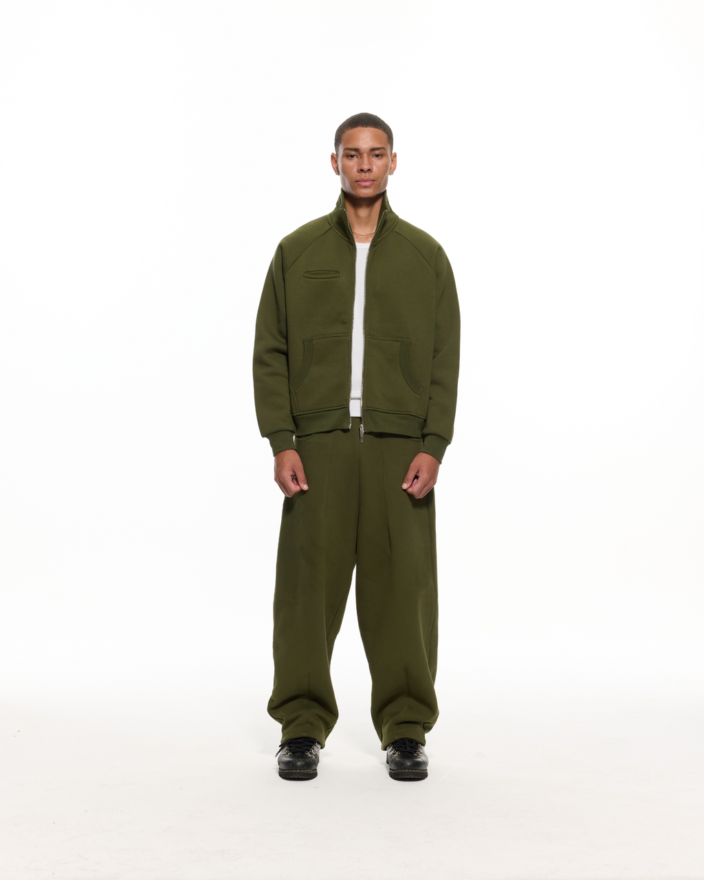 COZY TRACK JACKET - MILITANT