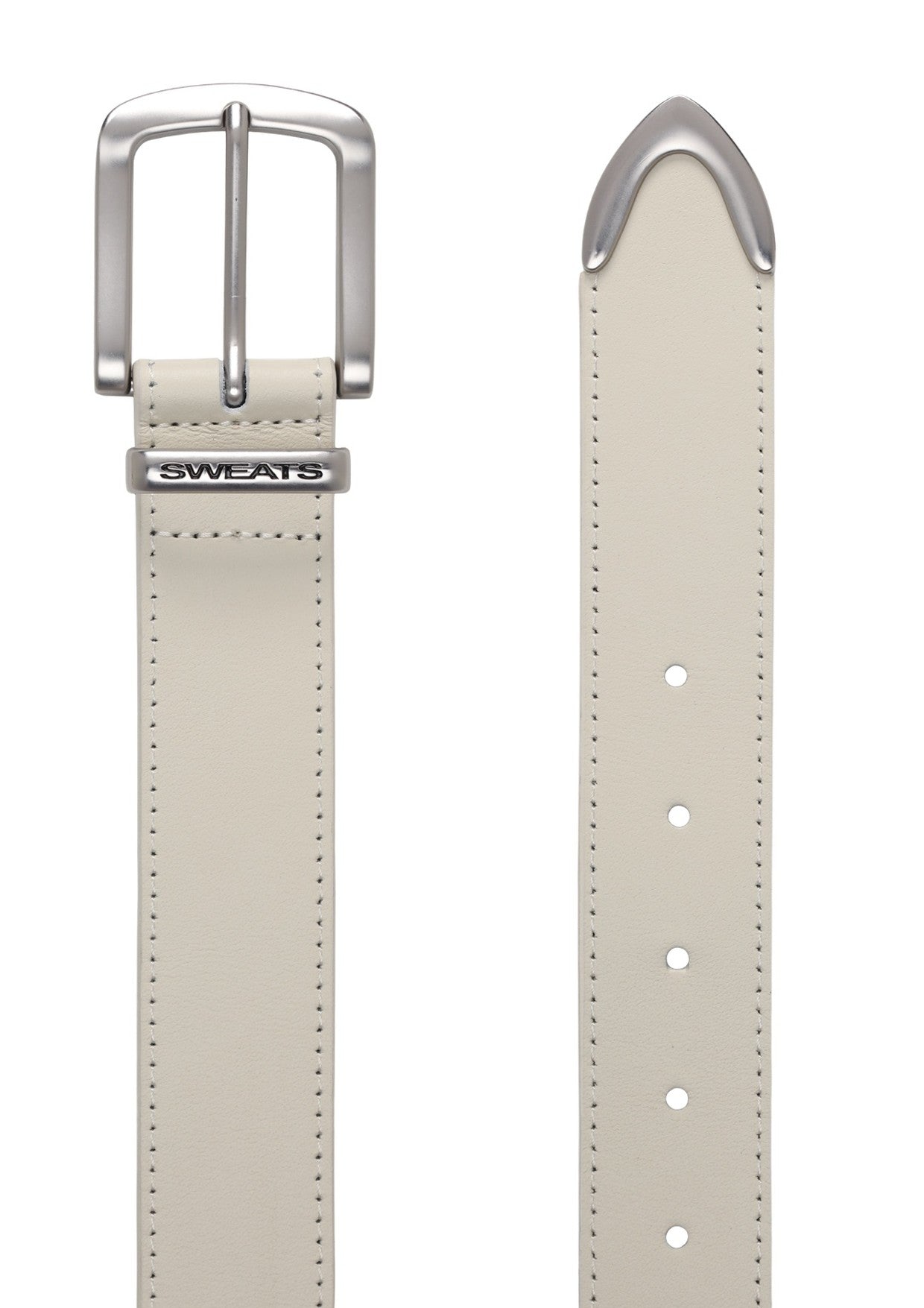 LEATHER BELT - CREAM