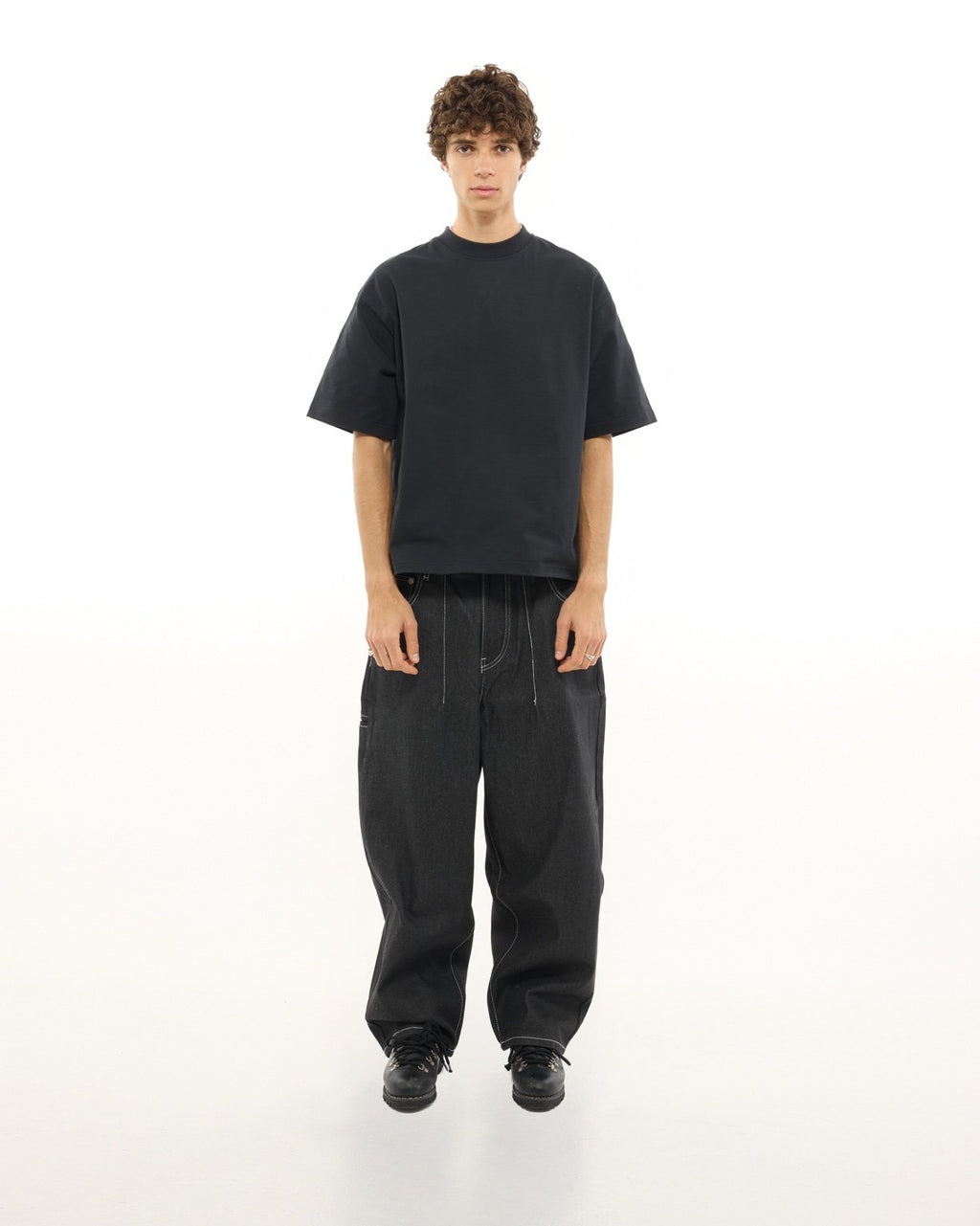 SIGNATURE BLANK T-SHIRT - BLACK