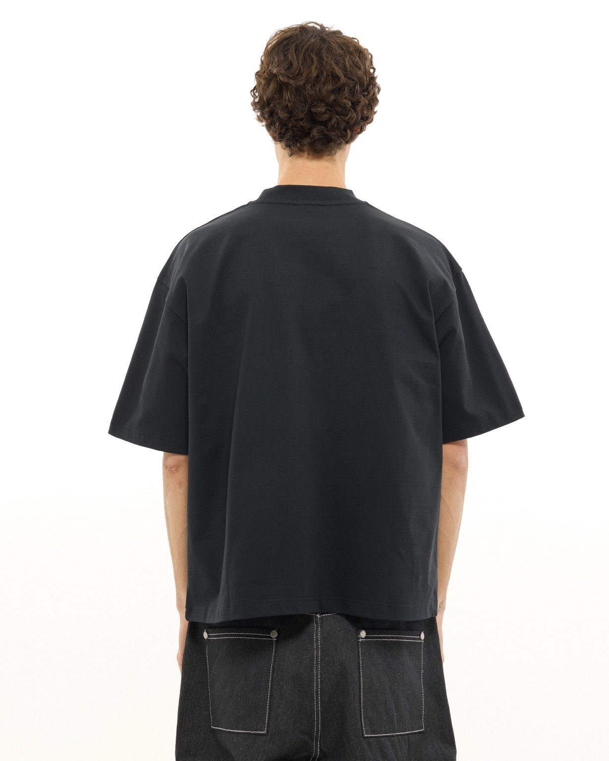SIGNATURE BLANK T-SHIRT - BLACK