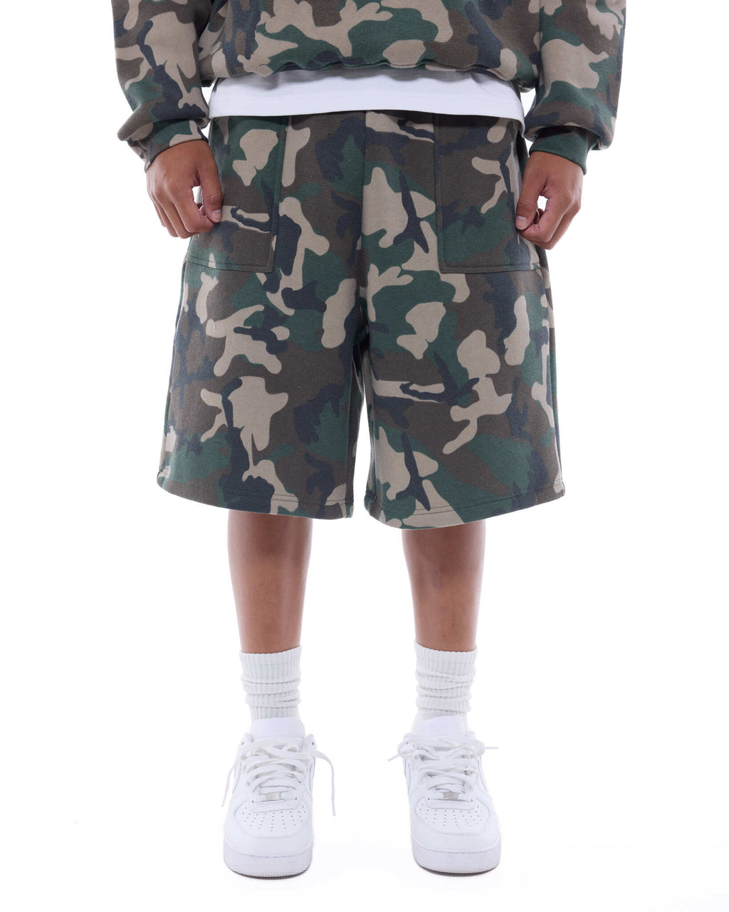 COZY SHORTS - CAMO