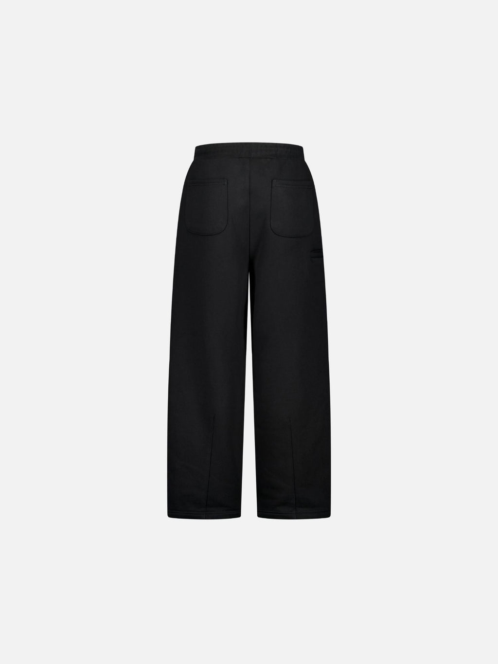 COZY STRAIGHT LEG SWEATS - BLACK