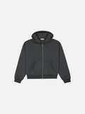 COZY ZIP UP - GRANITE