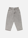 DENIM BAGGY JEANS - WASHED GREY