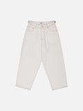 DENIM BAGGY JEANS - WHITE
