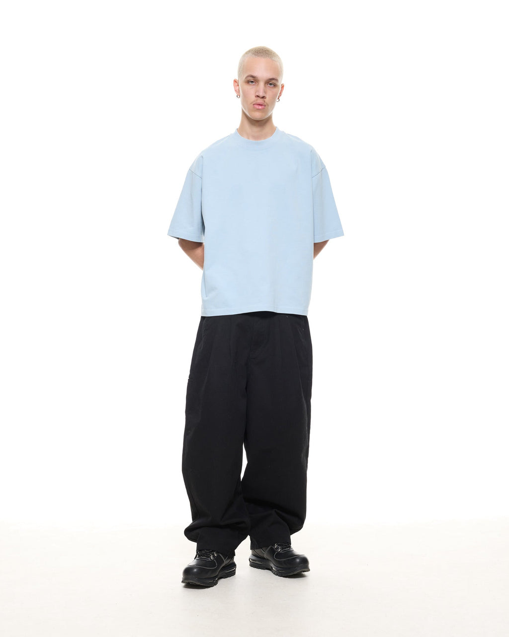 SIGNATURE BLANK T-SHIRT - GLACIER