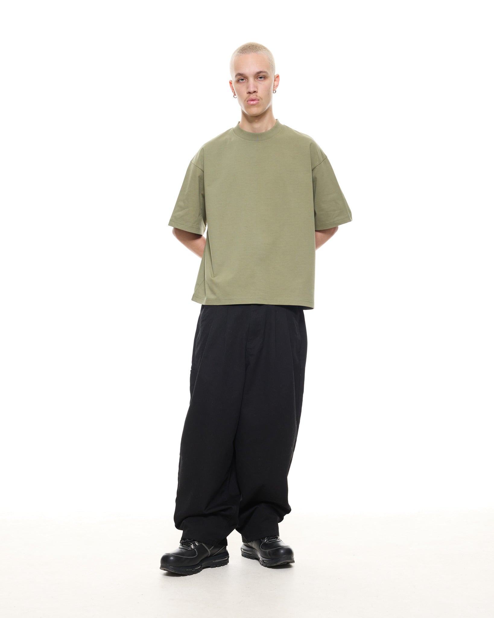 SIGNATURE BLANK T-SHIRT - SAGE