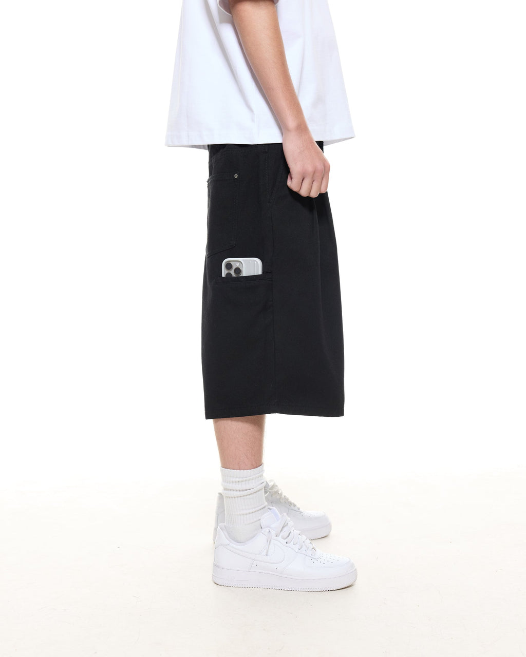 WORKWEAR SHORTS - BLACK