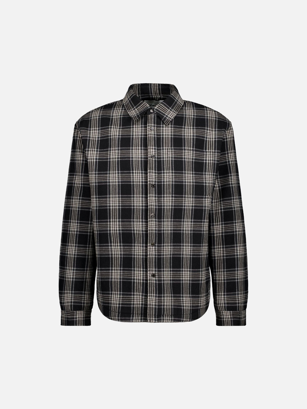 FLANNEL JACKET - BLACK