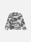 MESH LS T-SHIRT - SNOW CAMO