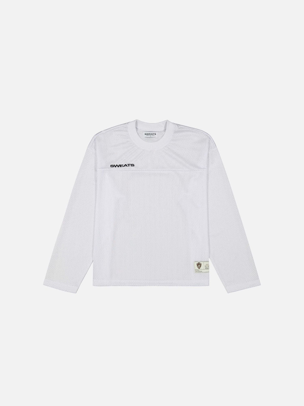 MESH LS T-SHIRT - WHITE
