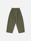 PLEATED PANT - OLIVE