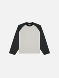 RAGLAN LS T-SHIRT - ARCTYC/GRANITE
