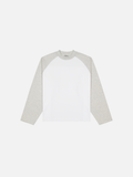 RAGLAN LS T-SHIRT - WHITE/ARCTYC