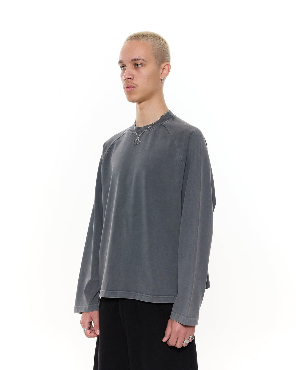 Long Sleeve T-Shirt - Washed Grey