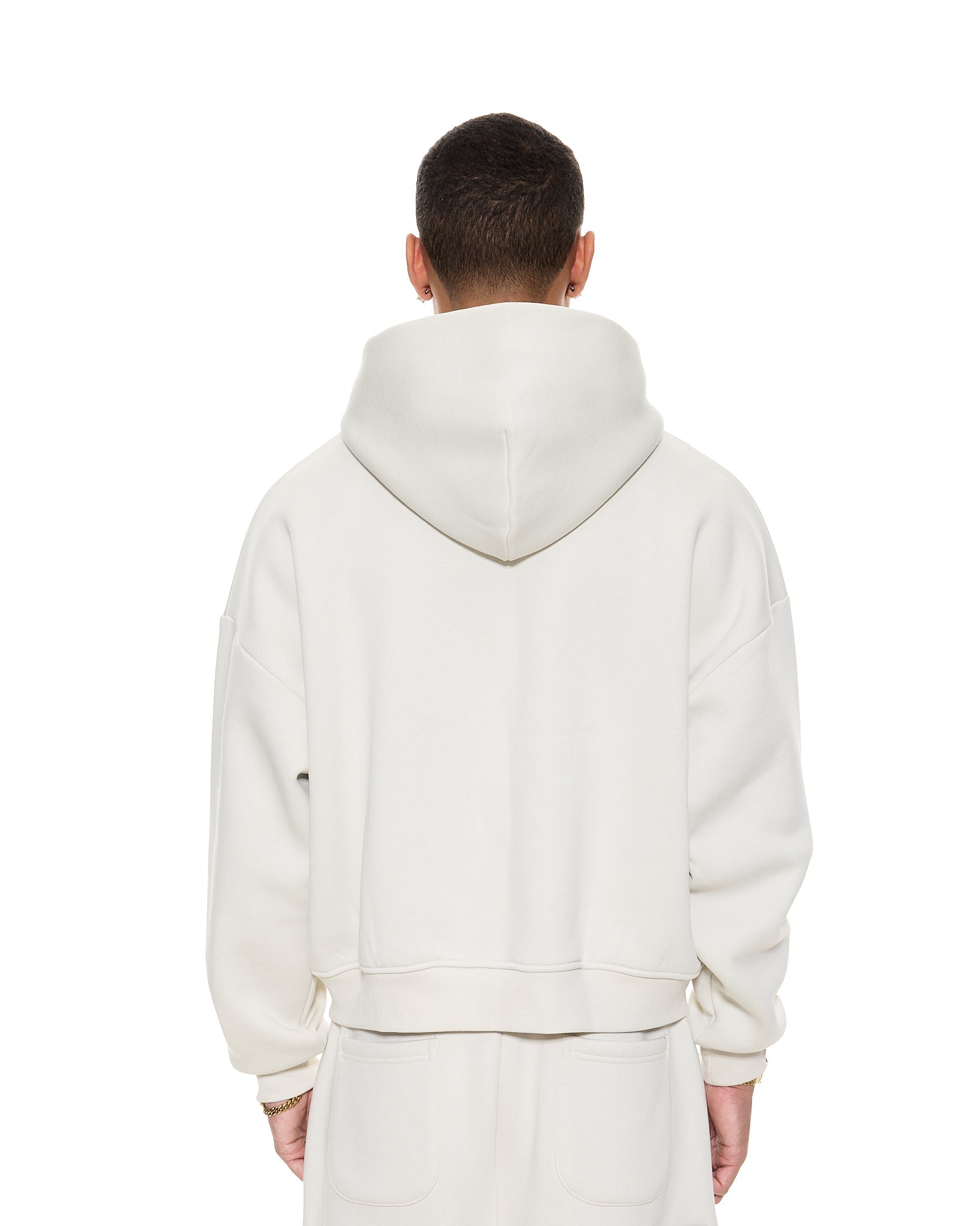 COZY ZIP UP - CHALK