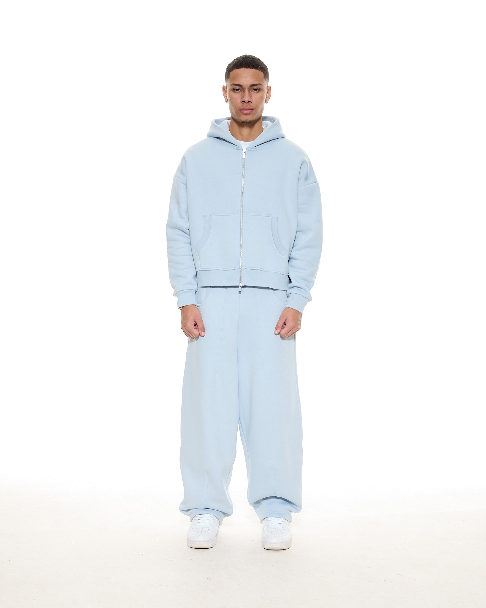 COZY ZIP UP - GLACIER
