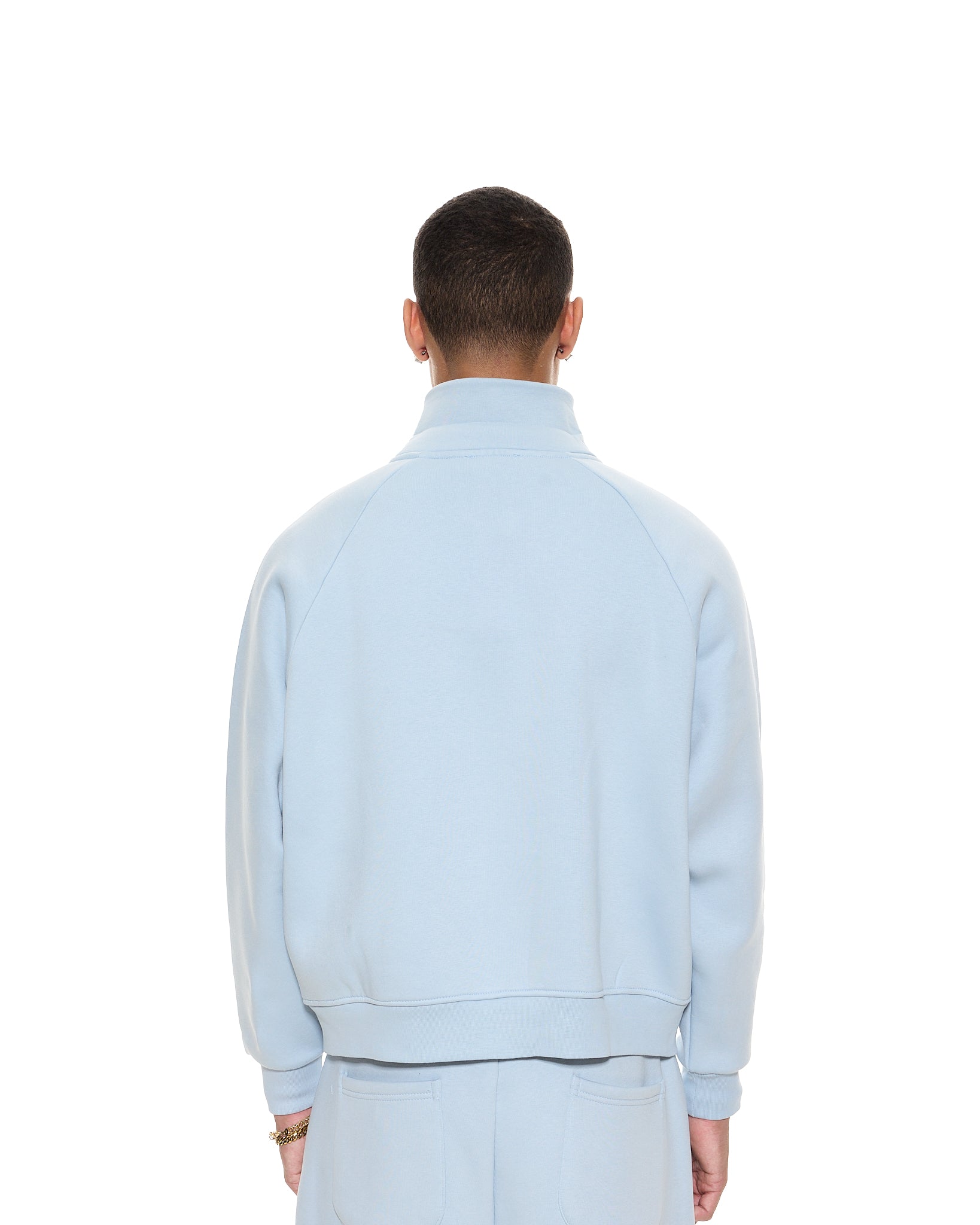 COZY TRACK JACKET - GLACIER