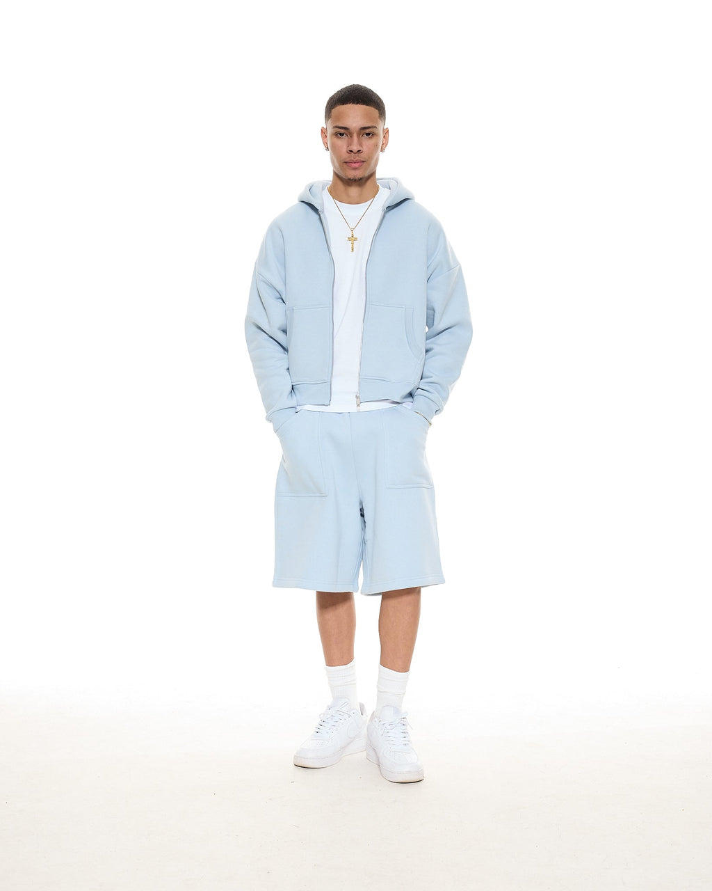 COZY SHORTS - GLACIER