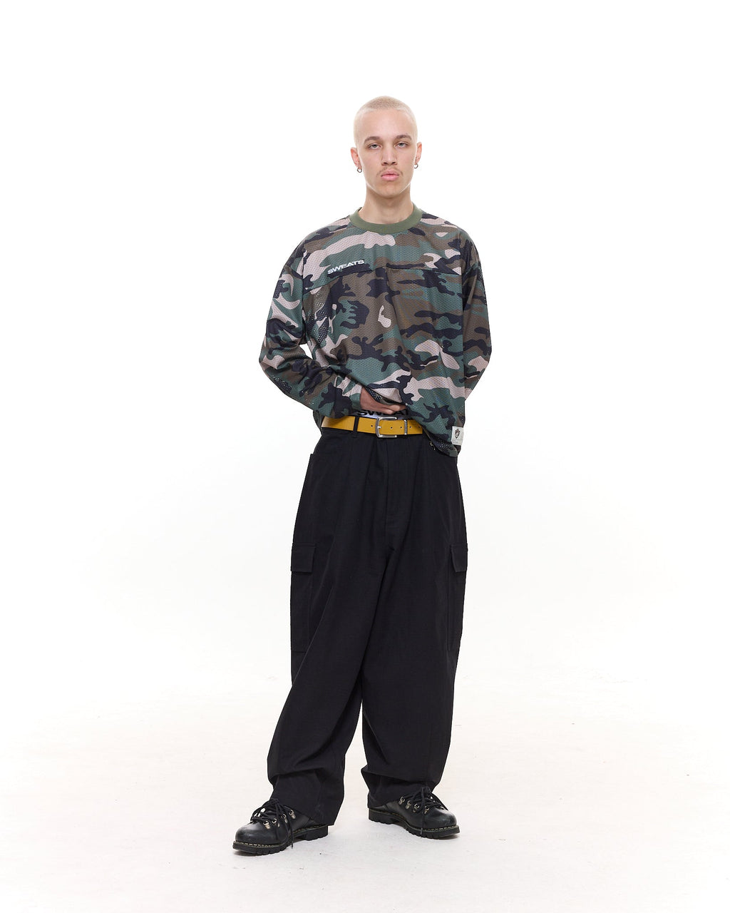 MESH LS T-SHIRT - CAMO
