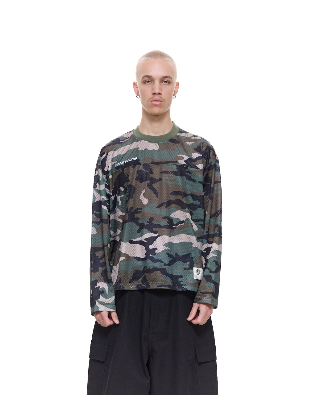 MESH LS T-SHIRT - CAMO