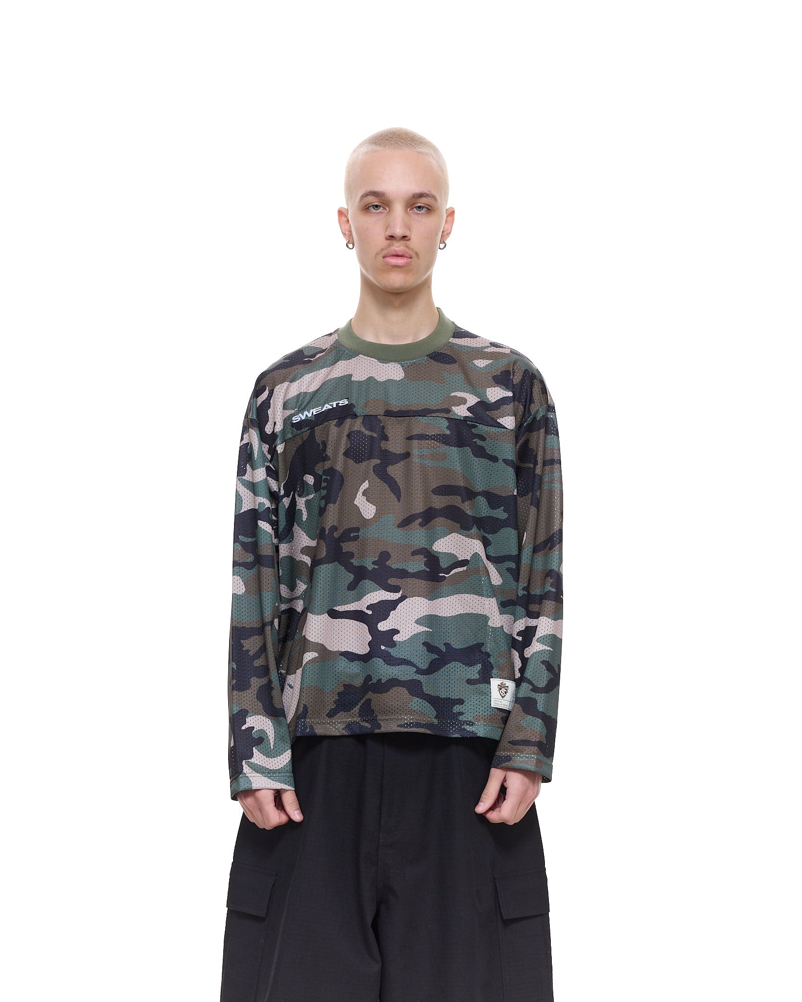 MESH LS T-SHIRT - CAMO