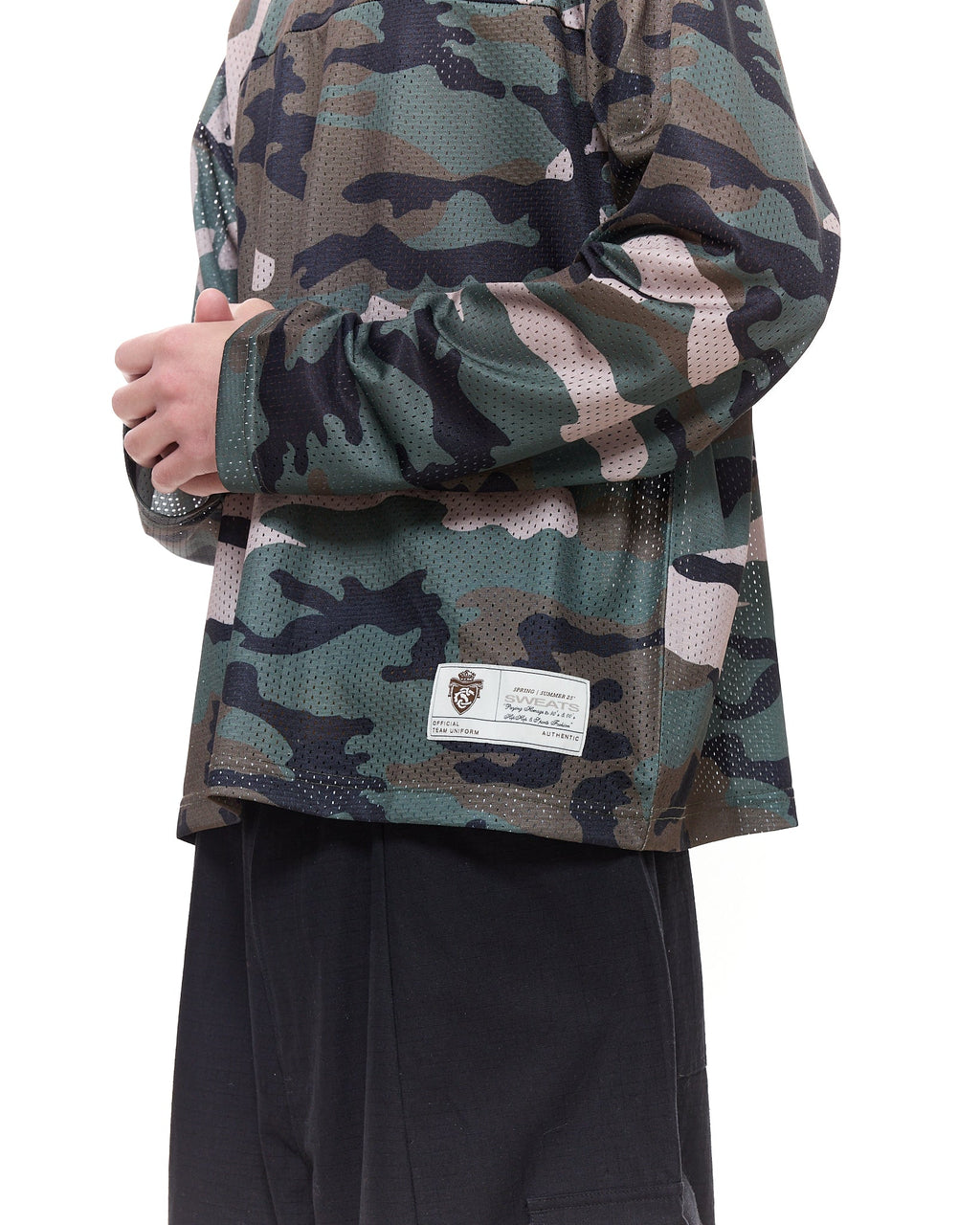 MESH LS T-SHIRT - CAMO