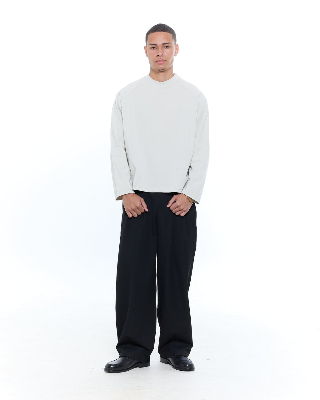 Long Sleeve T-Shirt - Chalk