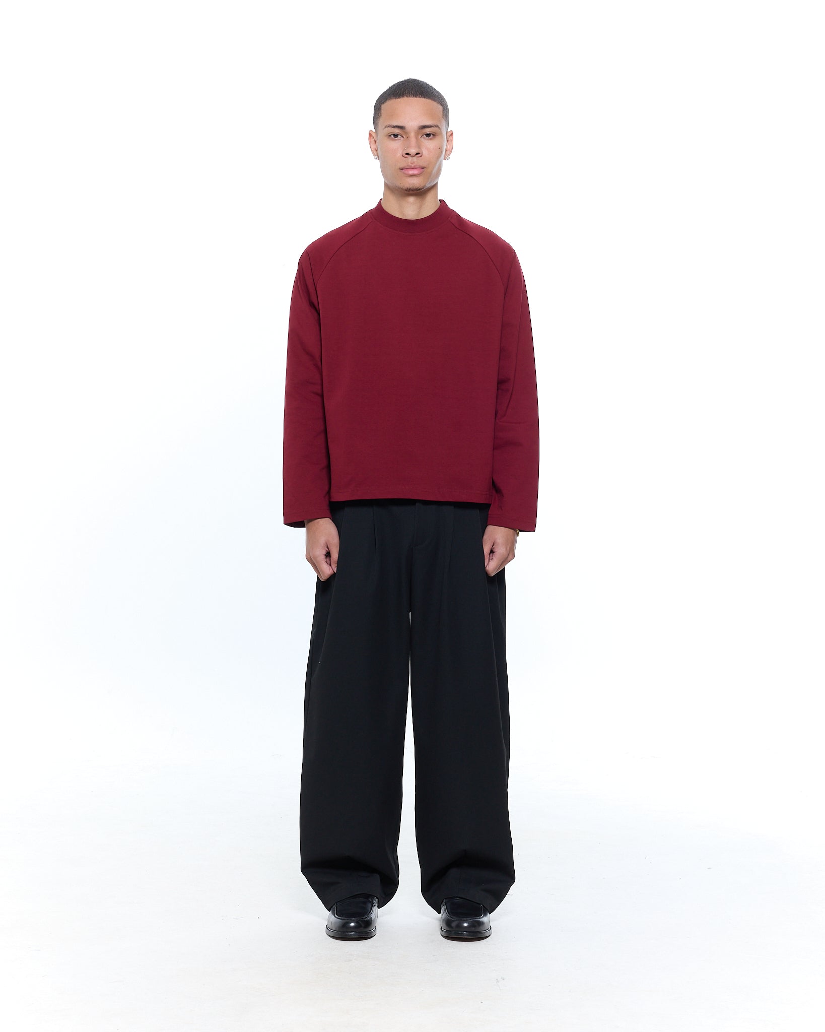 Long Sleeve T-Shirt - Burgundy