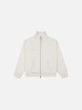 COZY TRACK JACKET - CHALK