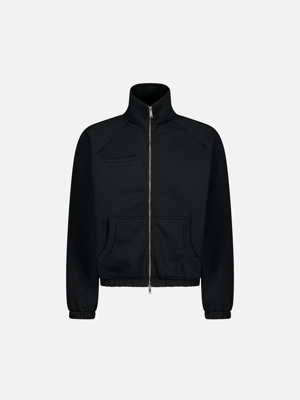 COZY TRACK JACKET - BLACK