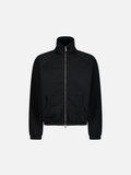COZY TRACK JACKET - BLACK