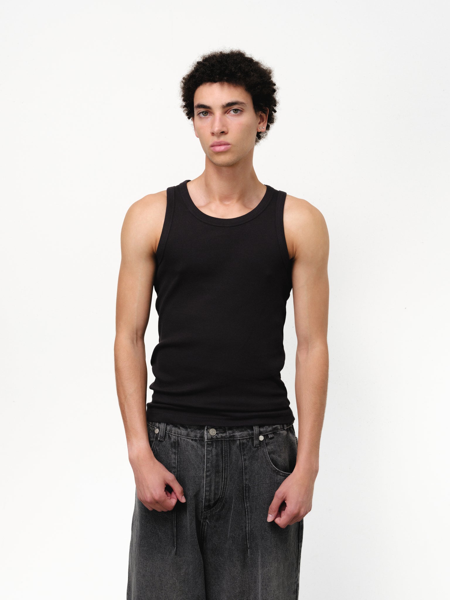 TANK SINGLET - BLACK